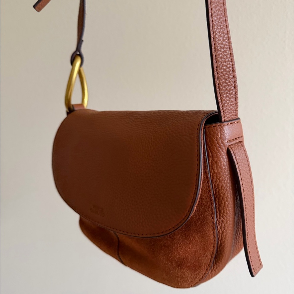 Vince Camuto Brown Leather Crossbody Bag - Picture 5 of 11